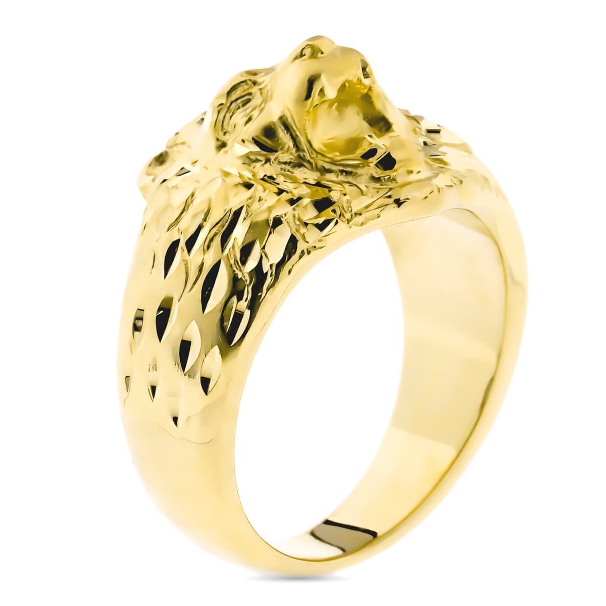 Chevalière lion , Or 18K - PARADOXE