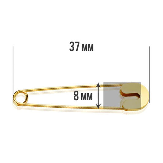 Épingle à nourrice , Or 18k - PARADOXE