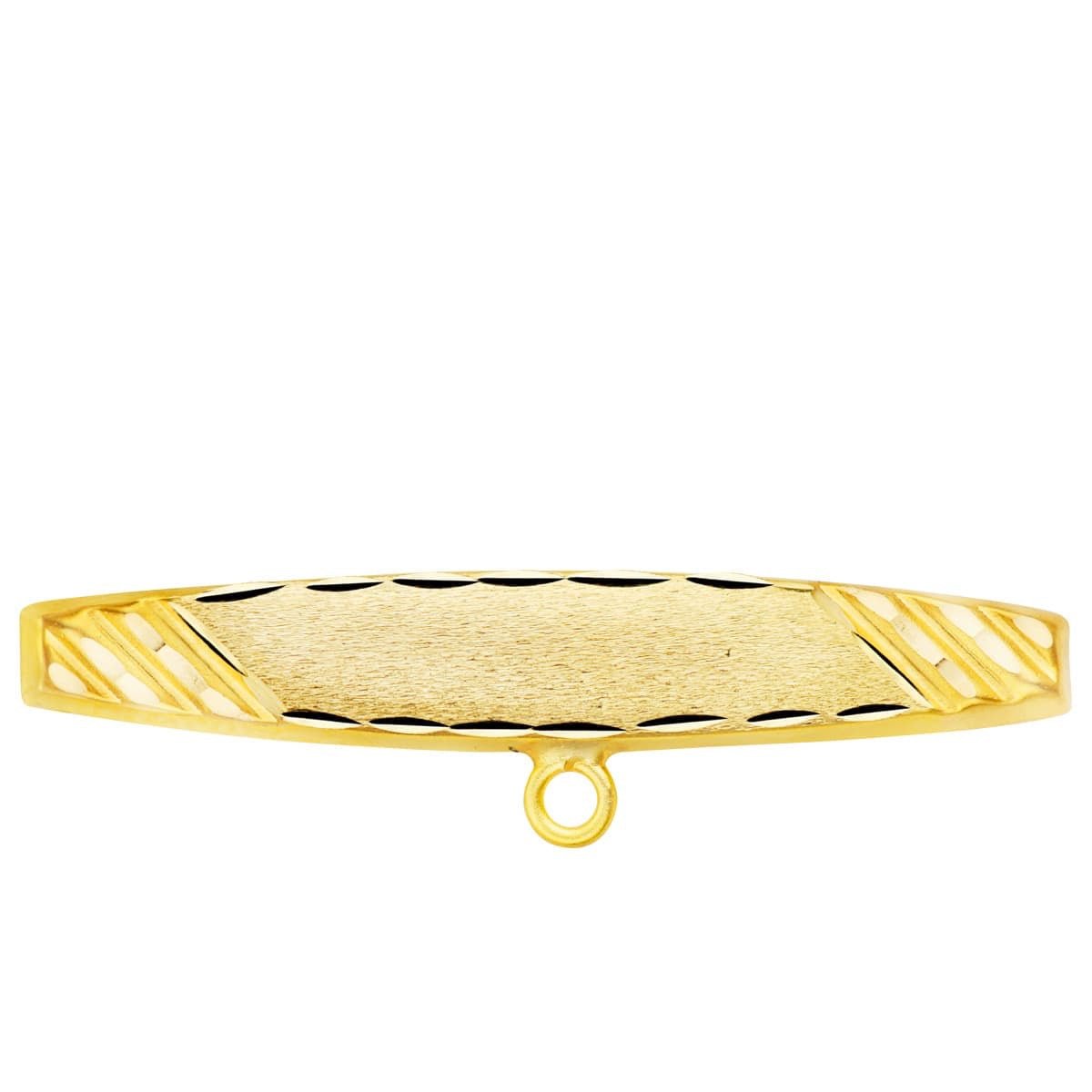 Épingle bébé mat diamantée , Or 18k - PARADOXE
