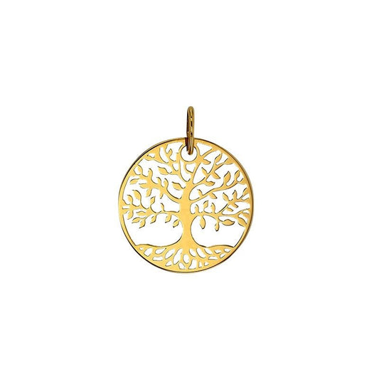 Pendentif arbre de vie ajouré , Or 18k - PARADOXE