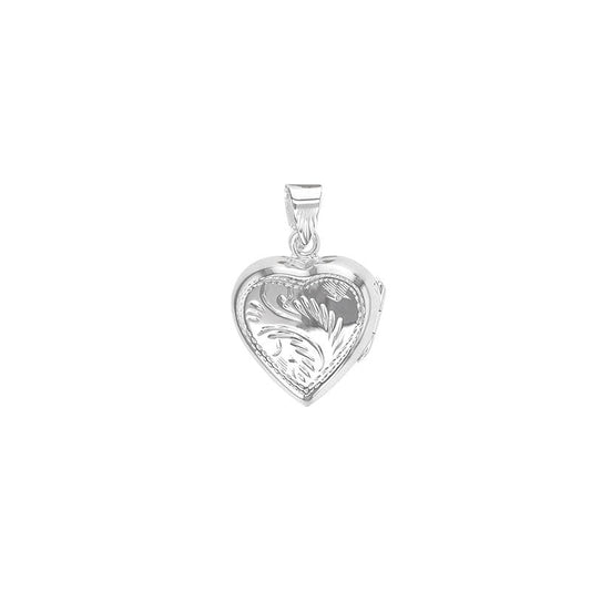 Pendentif coeur décorée, Argent 925 - PARADOXE