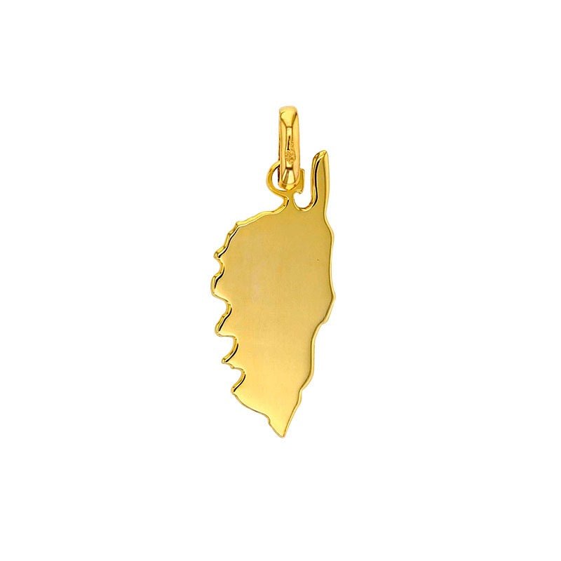 Pendentif Corse lisse , Or 18k - PARADOXE