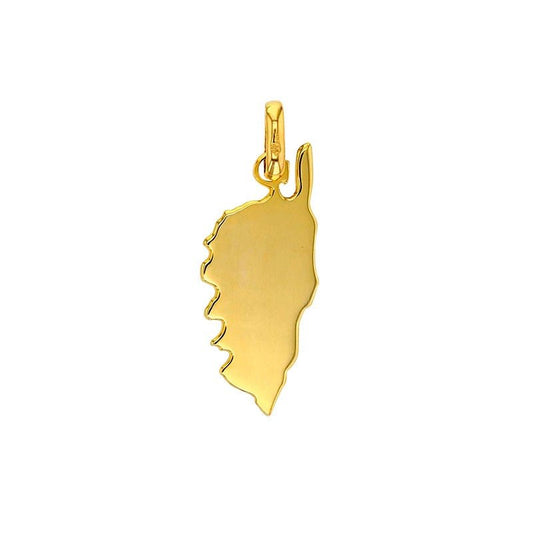 Pendentif Corse lisse , Or 18k - PARADOXE