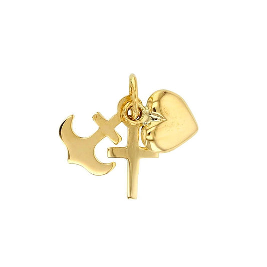Pendentif les Trois Vertus , Or 18k - PARADOXE