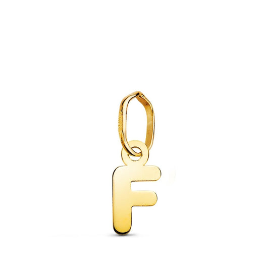 Pendentif lettre F , Or 18K - PARADOXE
