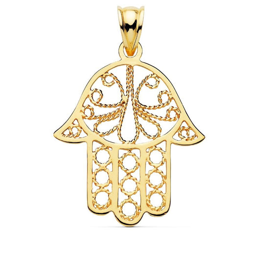 Pendentif Main de Fatma , Or 18k - PARADOXE