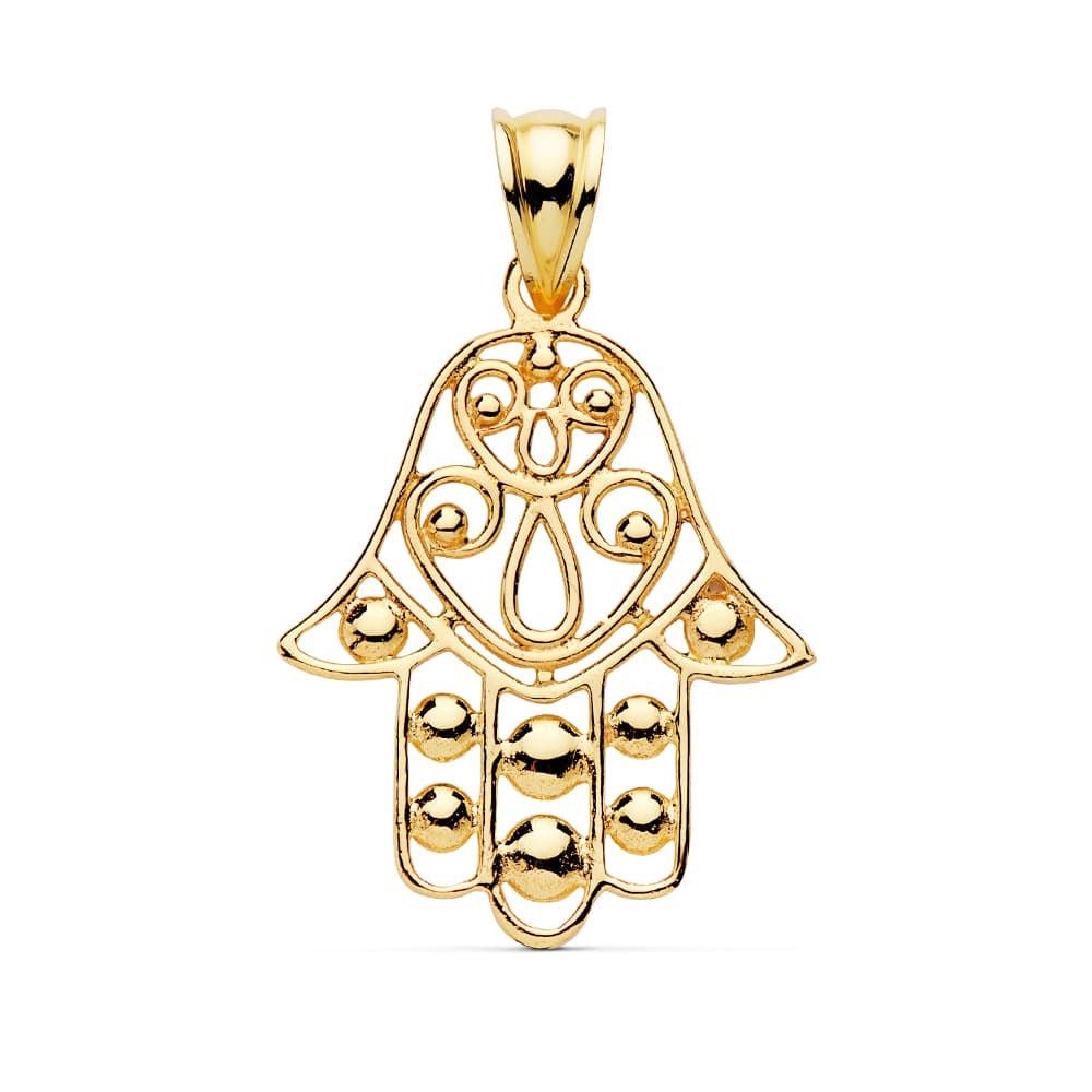 Pendentif Main de Fatma , Or 18k - PARADOXE