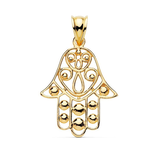 Pendentif Main de Fatma , Or 18k - PARADOXE