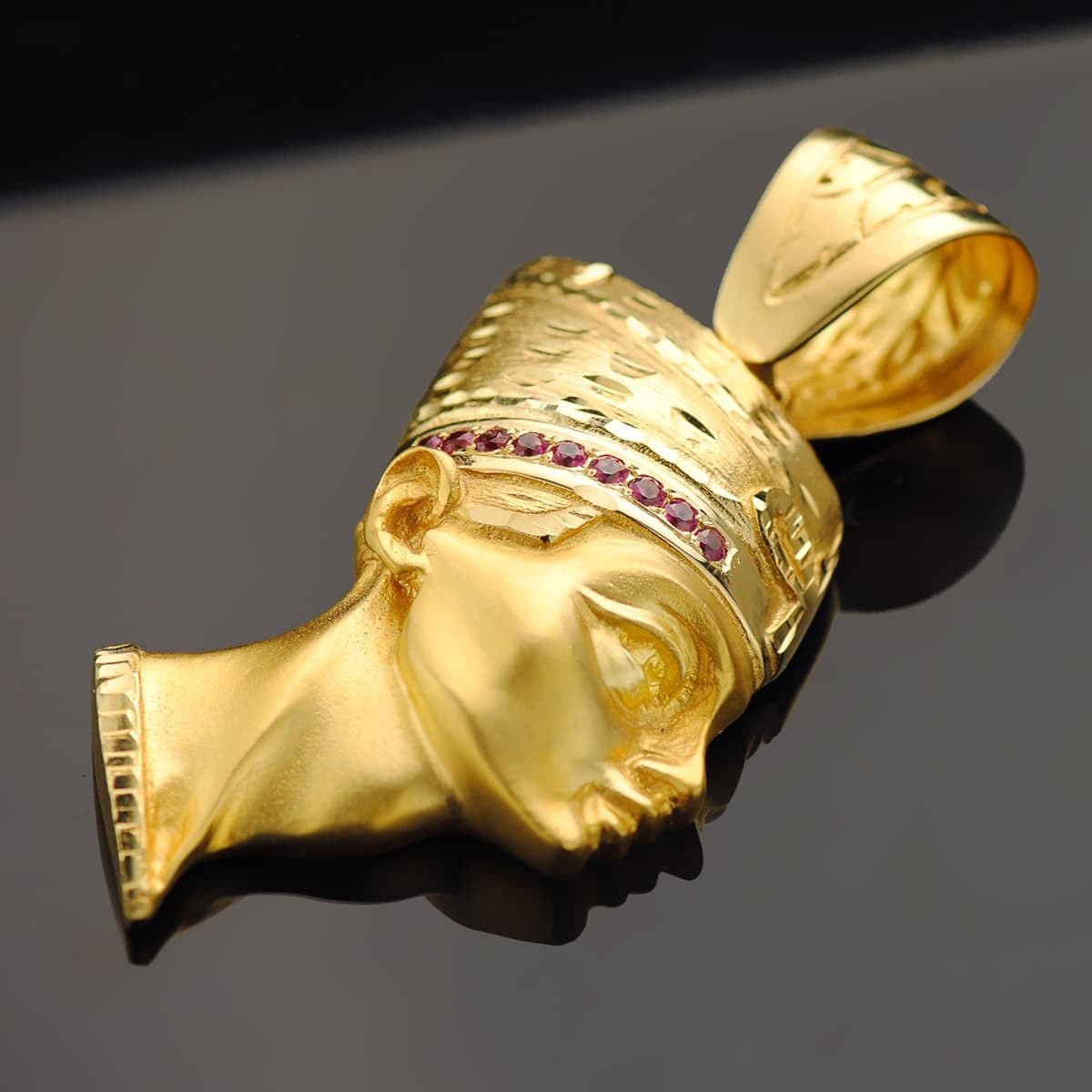 Pendentif nefertiti , Or 18K - PARADOXE