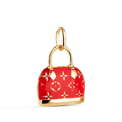 Pendentif sac a main a motif , Or 18K - PARADOXE