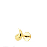 Piercing oreille goutte en or jaune 18 carats