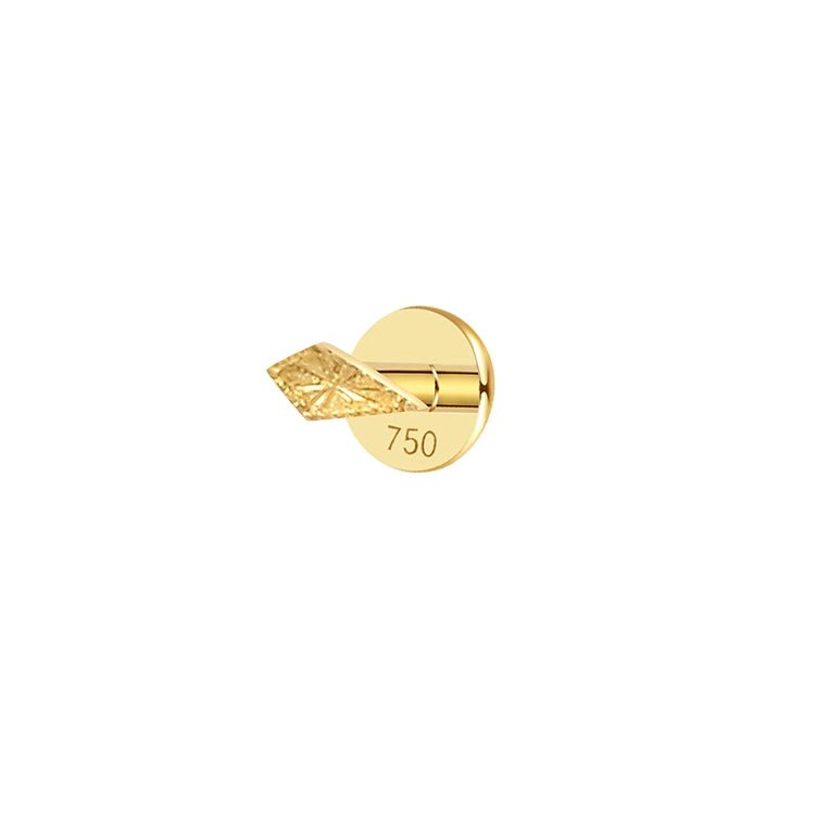 Piercing losange facetté , OR 18K - PARADOXE