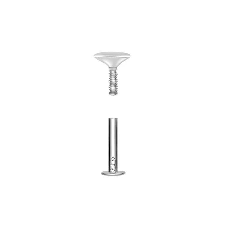 Piercing marquise facetté , OR blanc 18K. - PARADOXE