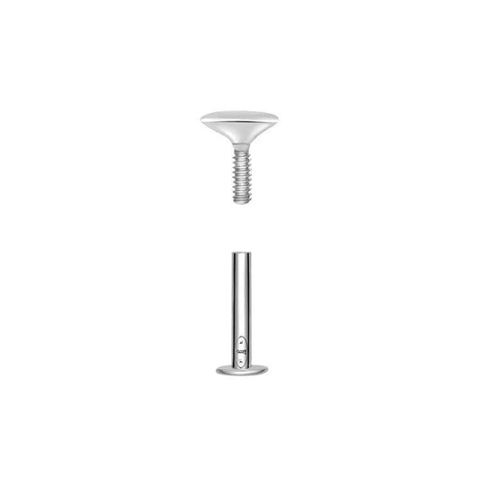 Piercing marquise facetté , OR blanc 18K. - PARADOXE
