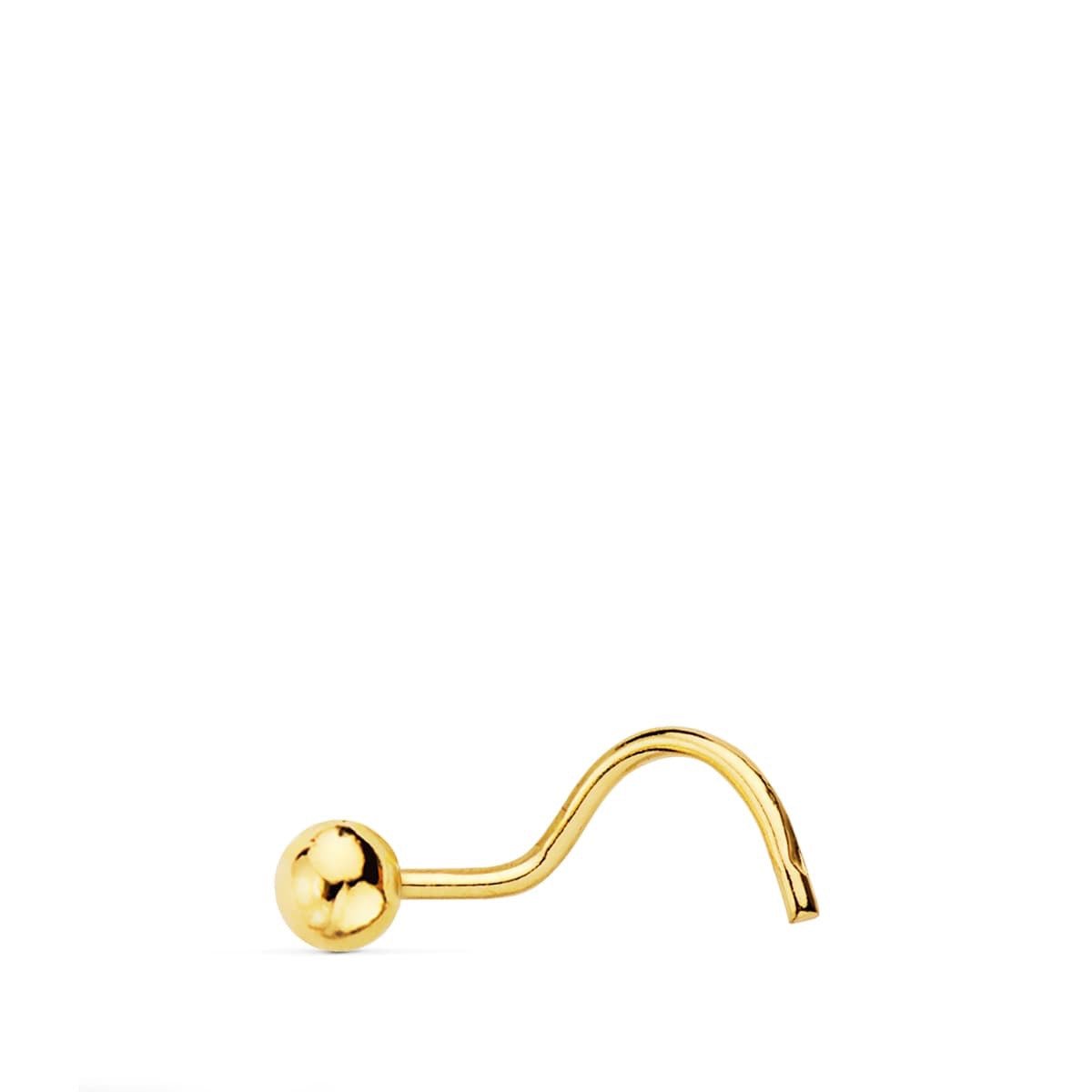 Piercing nez bille ,OR 18K. - PARADOXE