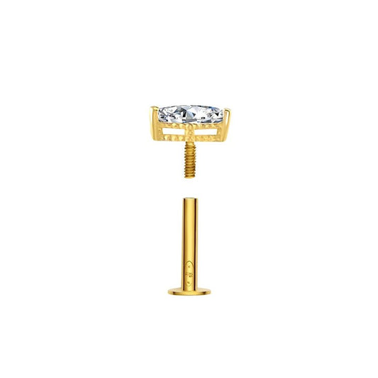 Piercing trillion , OR 18K . - PARADOXE
