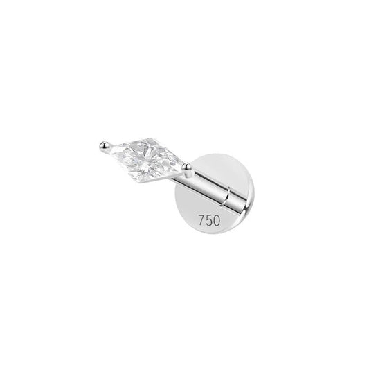 Piercing trillion , OR blanc 18K . - PARADOXE